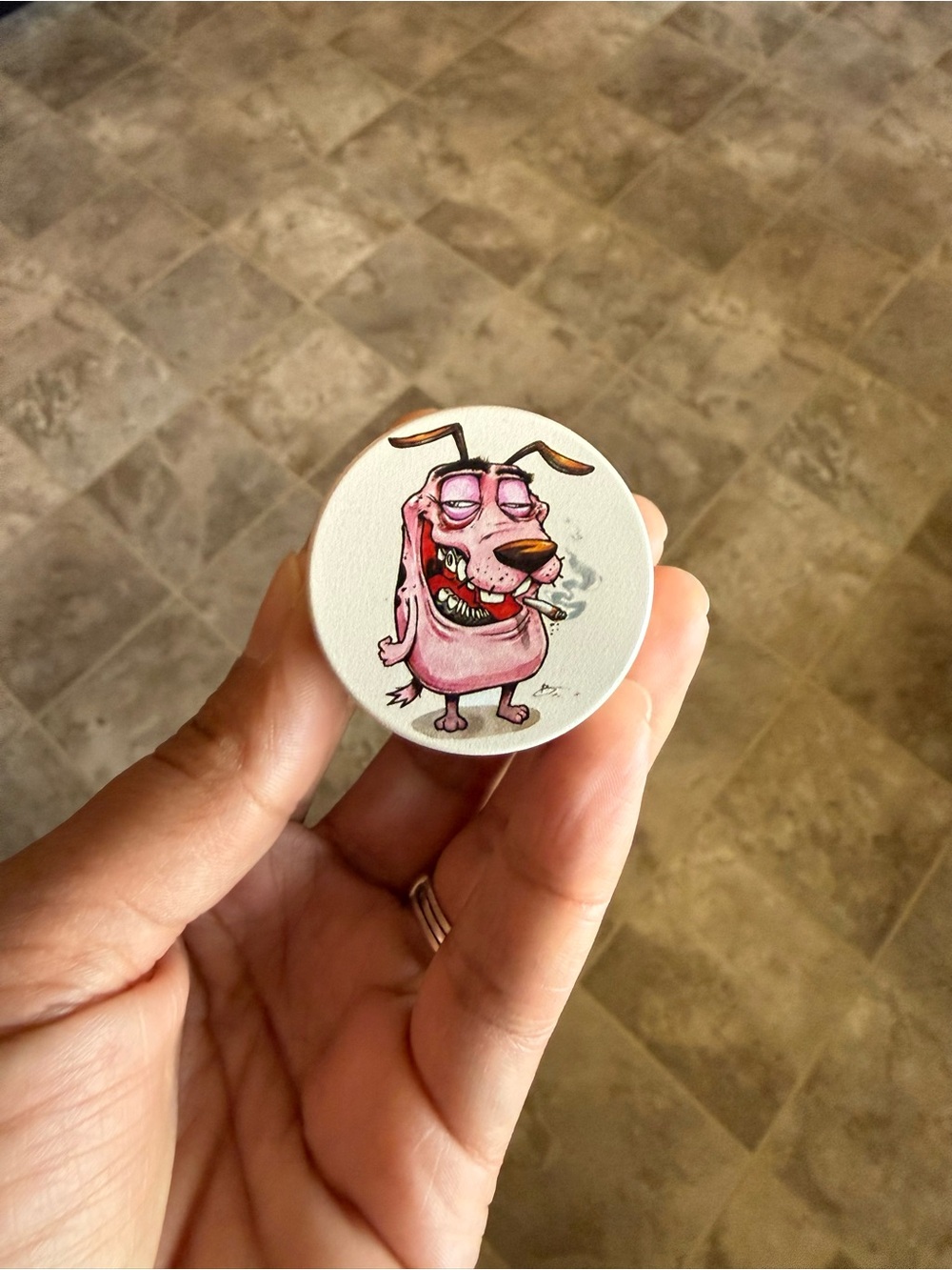 Courage The Cowardly Dog Grinder